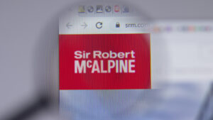 Sir Robert McAlpine logo or icon on website page