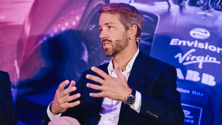 Josh Bayliss, CEO Virgin Group speaks at the Racing Towards A Low Carbon Future Innovation Summit